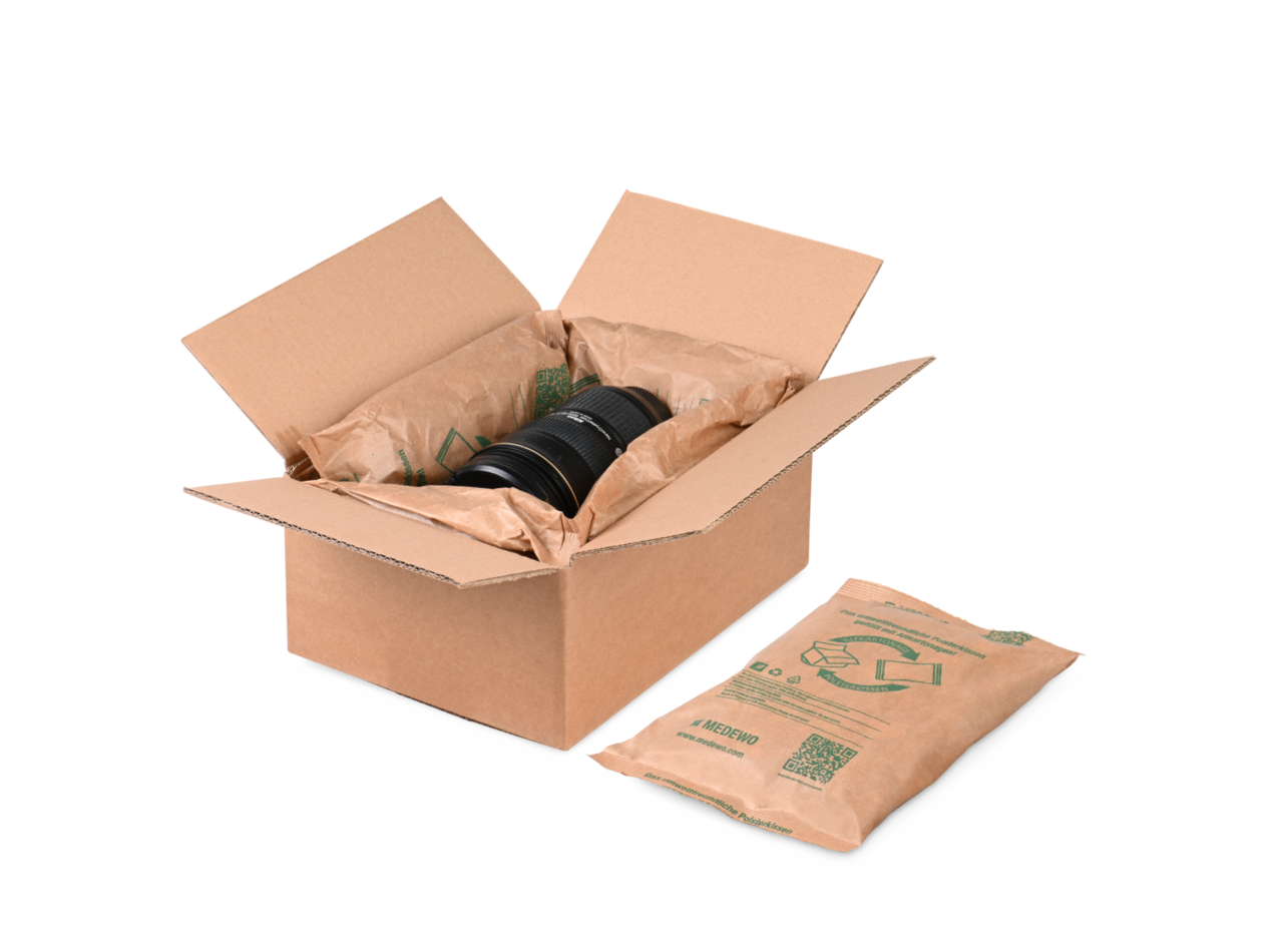 polstert und fixiert empfindliche Packstücke und schützt vor Stößen
