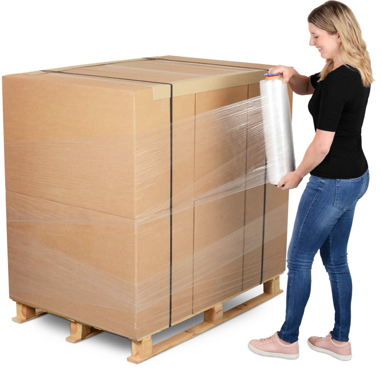 Handstretchfolie MECASTRETCH® vorgedehnt, 7 µm x 600 lfm