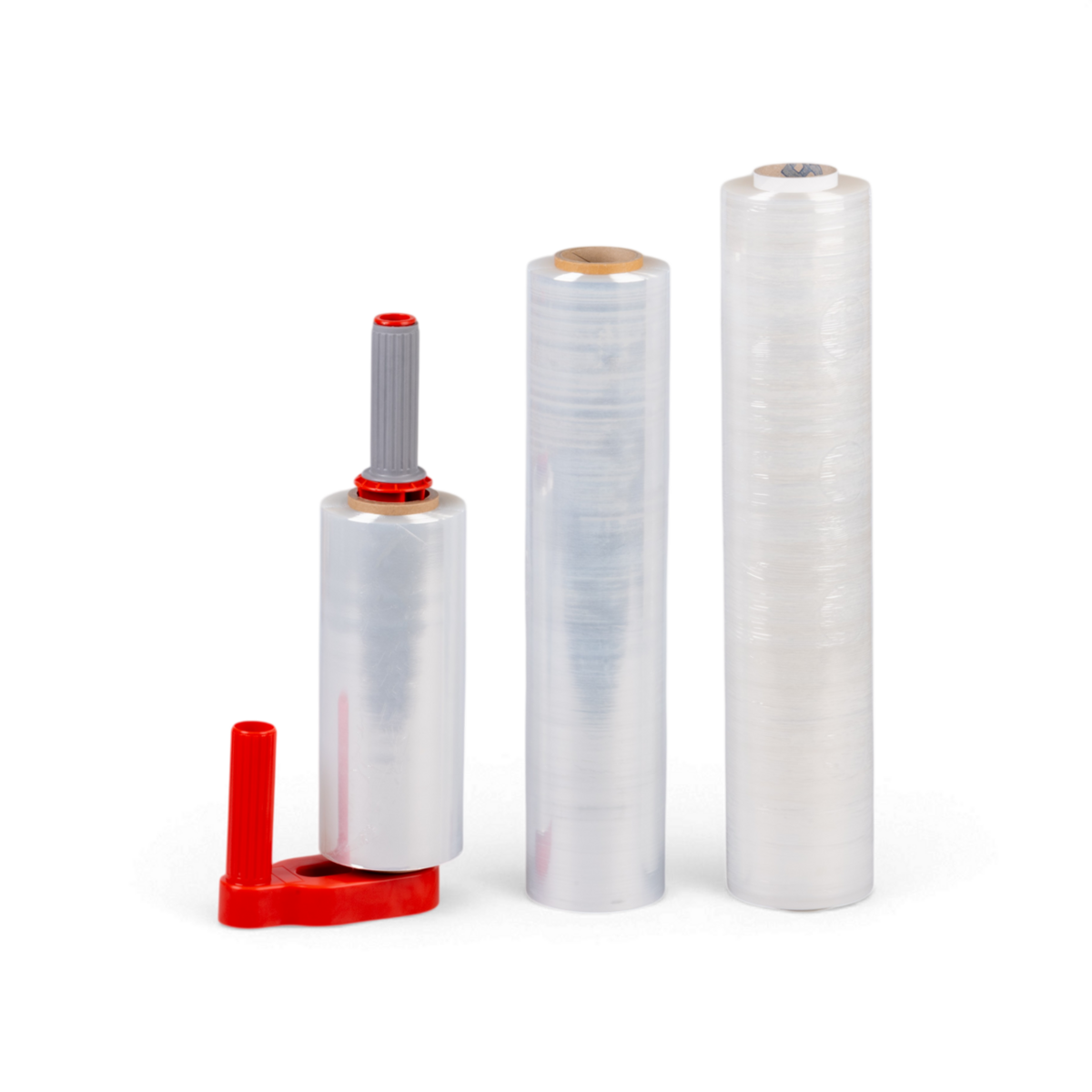 Handstrechfolien Set 6 Rollen + Abroller, 17-23 µm