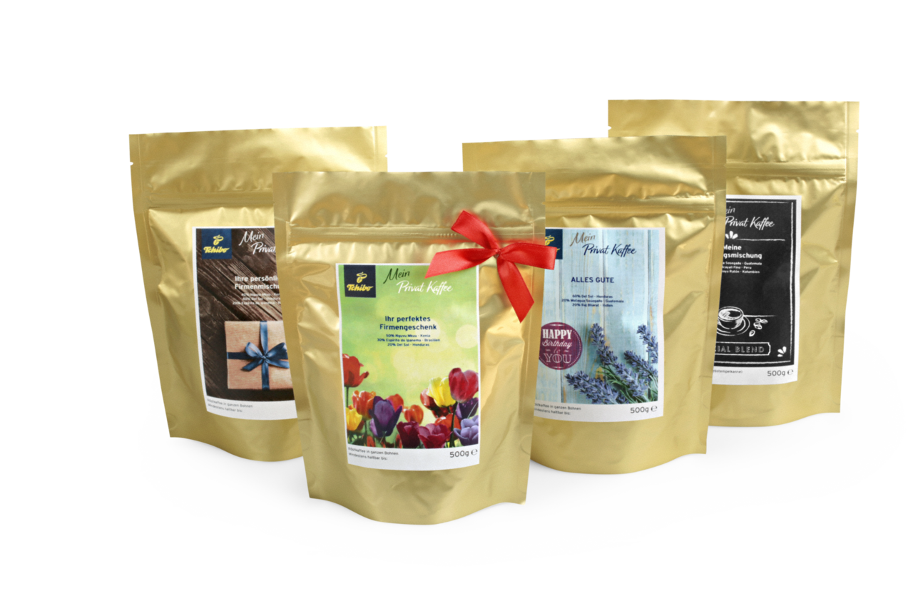 TIPP: Durch das Aufkleben eines Etiketts wird Ihr Aromabeutel im Handumdrehen zur attraktiven POS- oder Geschenkverpackung.