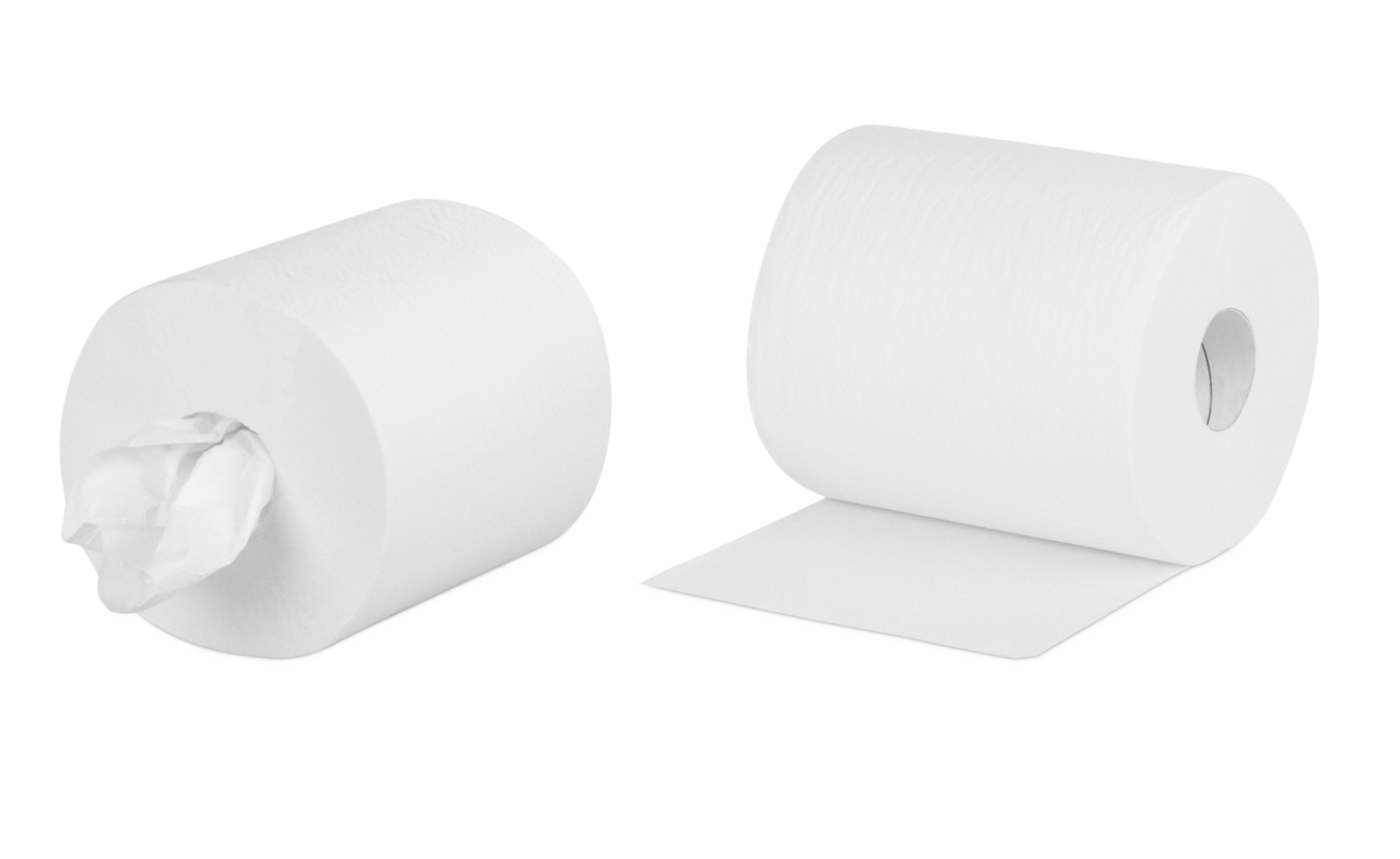 Papierhandtuch-Rolle 2-lagig, weiß