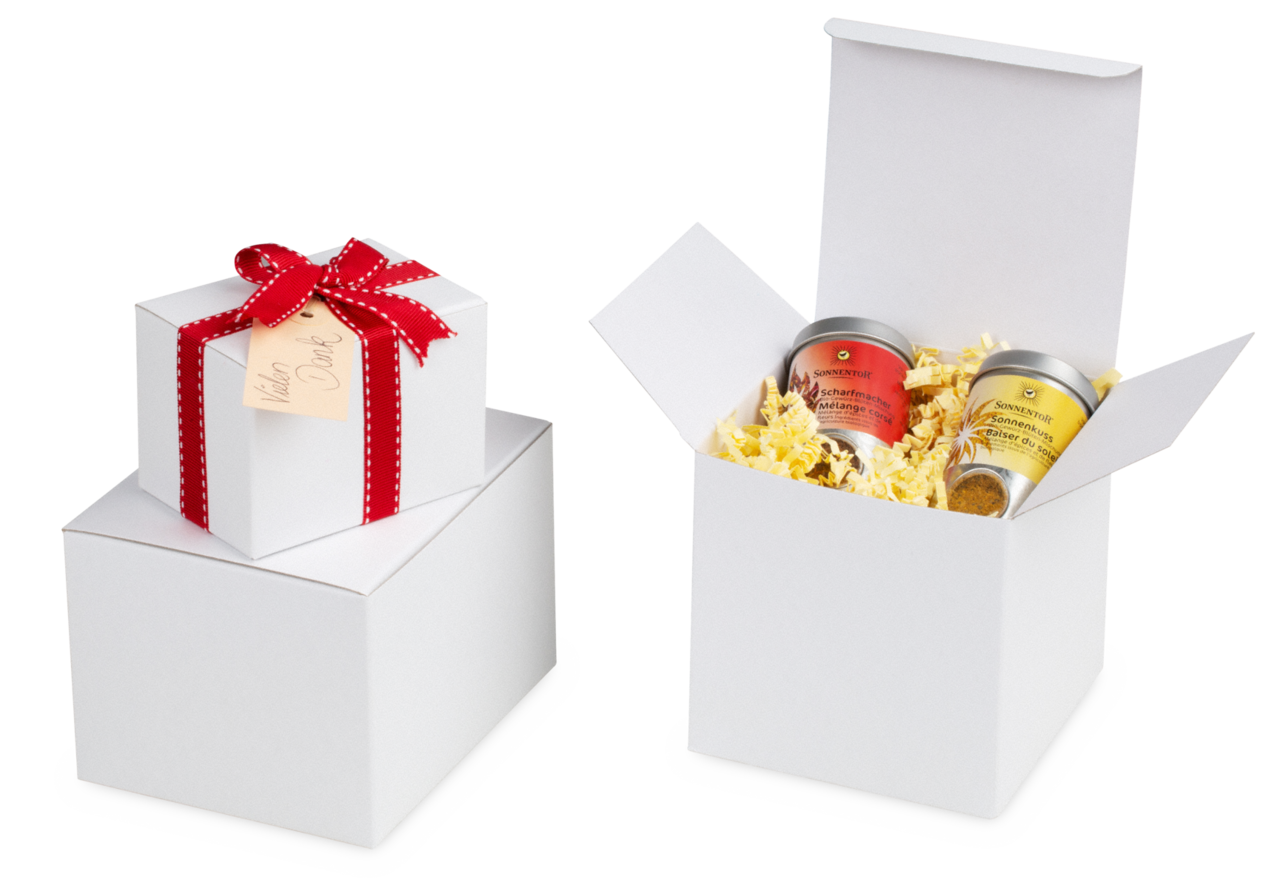 Geschenk- und Präsentationsbox weiß
