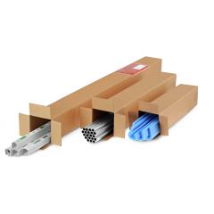 Faltschachtel lang, &Ouml;ffnung an Schmalseite