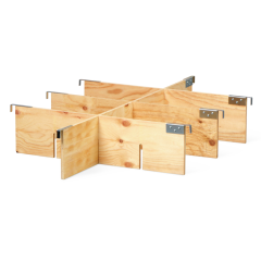 Rahmenteiler f&uuml;r Holzaufsatzrahmen