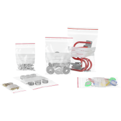 Druckverschlussbeutel MECAFERM® 50 µm mit Beschriftungsfeldern