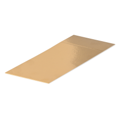 Banderole 139&times;68&times;34 mm, gold, f&uuml;r Pralinenschachtel wei&szlig;