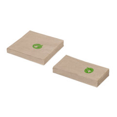 Zelltuch-Serviette braun