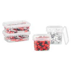 PP-Becher eckig mit Originalit&auml;tsverschluss