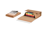 Kreuzverpackung / Buchverpackung braun MECAWELL® STRONG