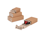Faserform Verpackung in Schiebeschachtel SOFT-PAC PAPER