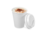 Heißgetränke-Becher PE-beschichtet weiß