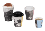 Heißgetränke-Becher PE-beschichtet «delicious memory»