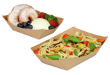 Snack-Schale braun