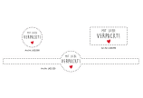 Etiketten mit dem Motiv «mit Liebe verpackt» finden Sie in unserem Web-Shop in 3 Ausführungen – zum Verzieren und Verschließen