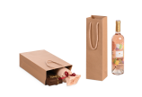 Geschenktasche aus Kraftpapier natur braun