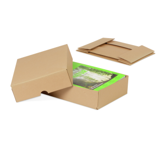 Stülpdeckel-Aufrichtekarton EASYPAC vorgeklebt