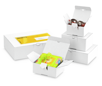 Blitzbodenkarton QUICK-BOX® mit Steckverschluss, weiß