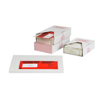 Lieferscheintaschen MECOUVERT® RECYCLING im Spenderkarton