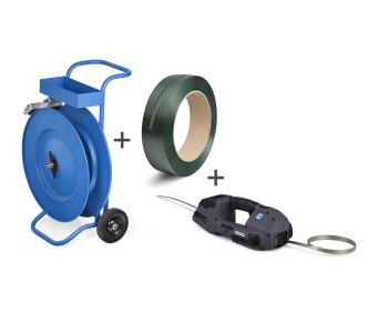 Umreifungsset PET-Band + BXT 4-16 + Abroller