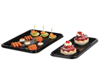 Servierplatte aus rPET, rechteckig