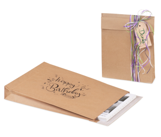 Geschenkbeutel aus Kraftpapier