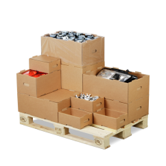 KLT-Behälter (Kleinladungsträger) aus Wellpappe, stapelbar