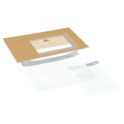 Offene Selbstklebehülle