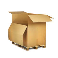 Palettenkarton 1200 x 800 mm mit Ladeklappe