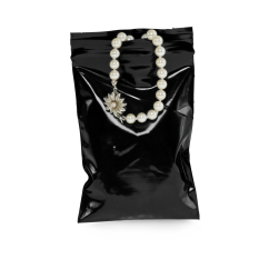 Druckverschlussbeutel MECAFERM® 75 µm schwarz