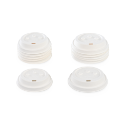 Holzfaser-Deckel mit Trinköffnung