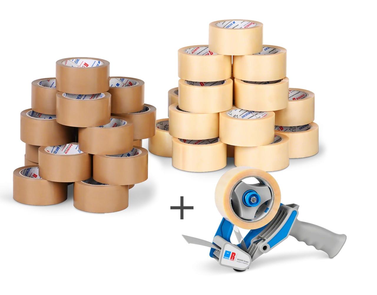 Packband Sets PVC stark 36 Rollen + Handabroller