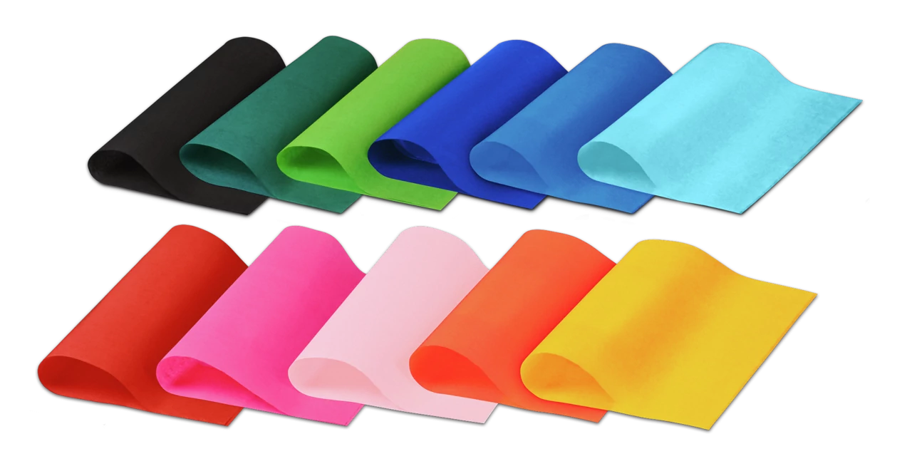 Seidenpapier farbig