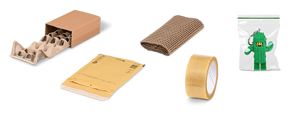 Verpackungen aus Recyclingmaterial
