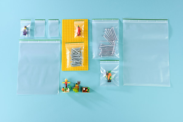 Druckverschlussbeutel in unterschiedlichen Größen