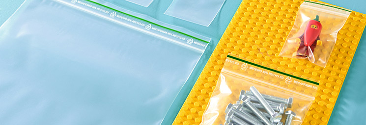 verschiedene Druckverschlussbeutel