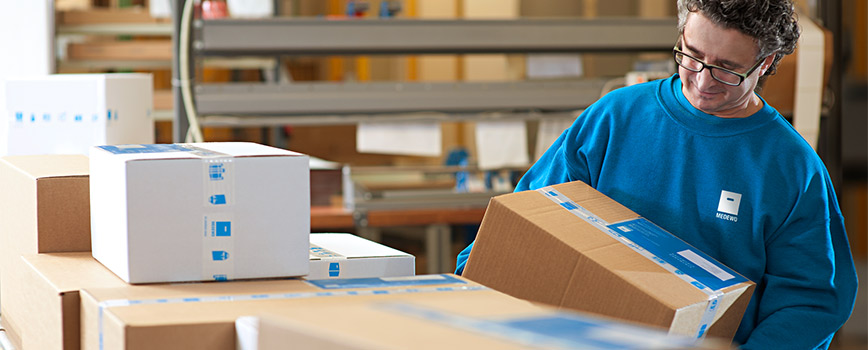 Versandkartons von MEDEWO