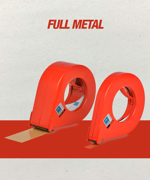 Vollmetall Klebeband Handabroller