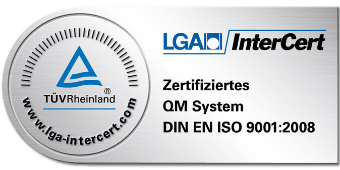 TÜV Rheinland ISO_Zertifizierung_9001_2008