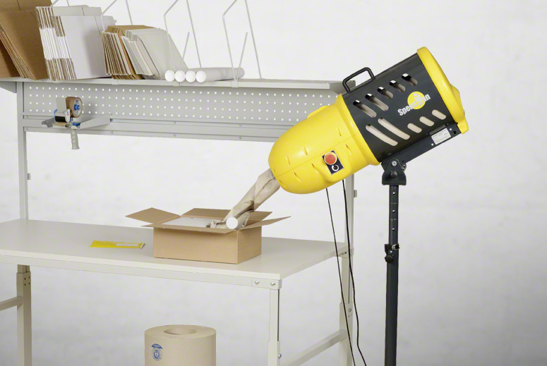 Speedman Box Schnell und effizient füllen: SpeedMan®, das Papierfüll-System.