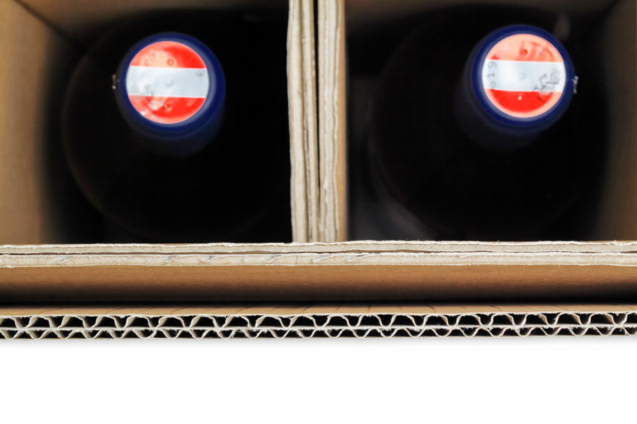 carton extérieur + intérieur à double cannelure pour une double protection