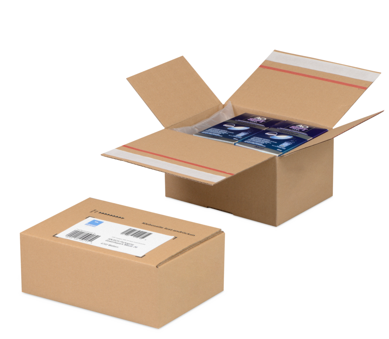 Boîte d'expédition COMFORT-BOX RETURN PLUS pour les retours