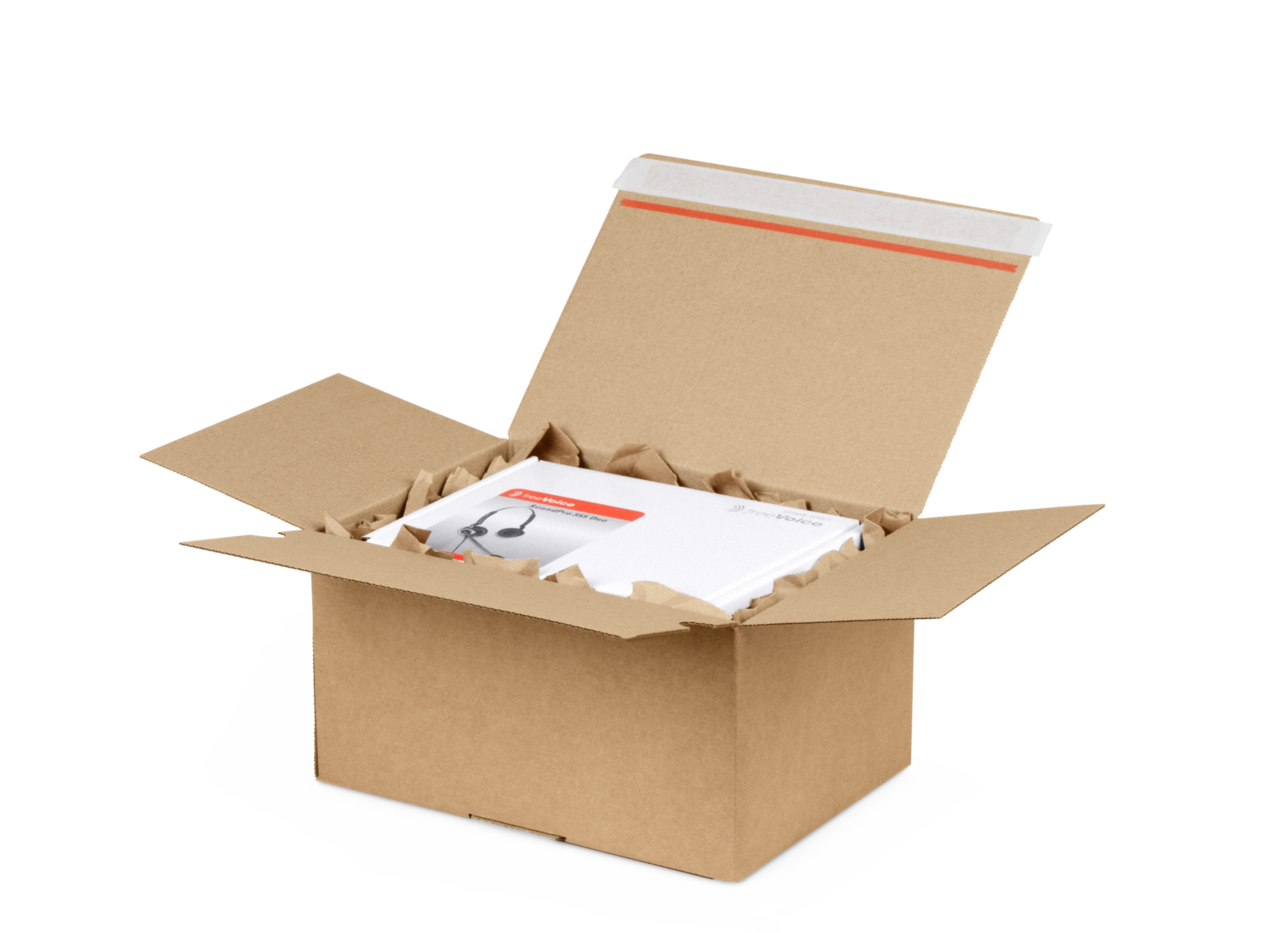 Carton à fond automatique COMFORT-BOX avec fermeture adhésive