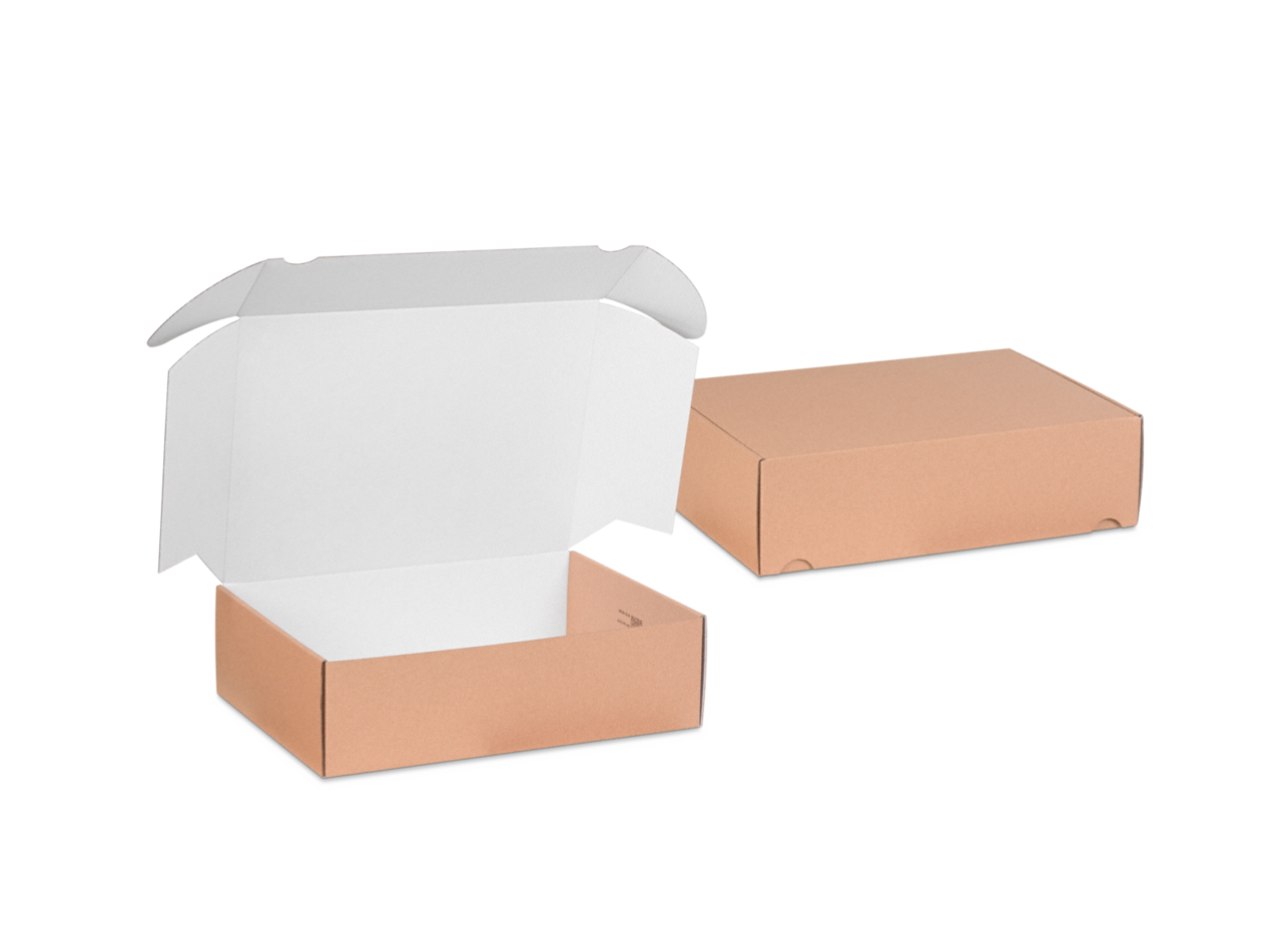extérieur durable en marron, l'intérieur blanc et décoratif