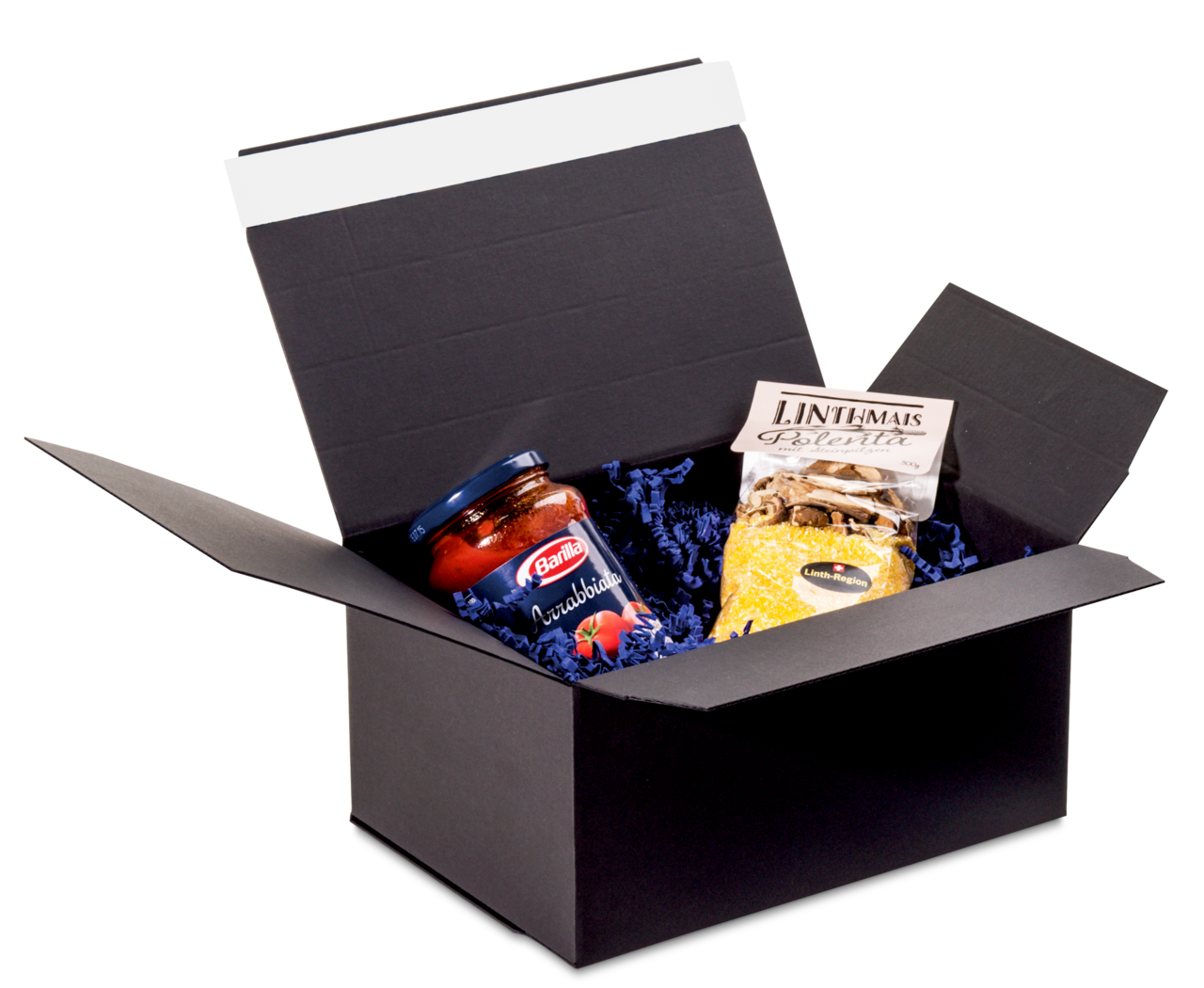 Carton d'expédition avec fermeture adh. FULL BLACK