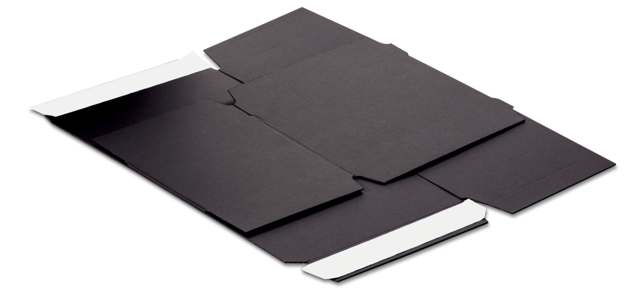 Carton d'expédition avec fermeture adh. FULL BLACK
