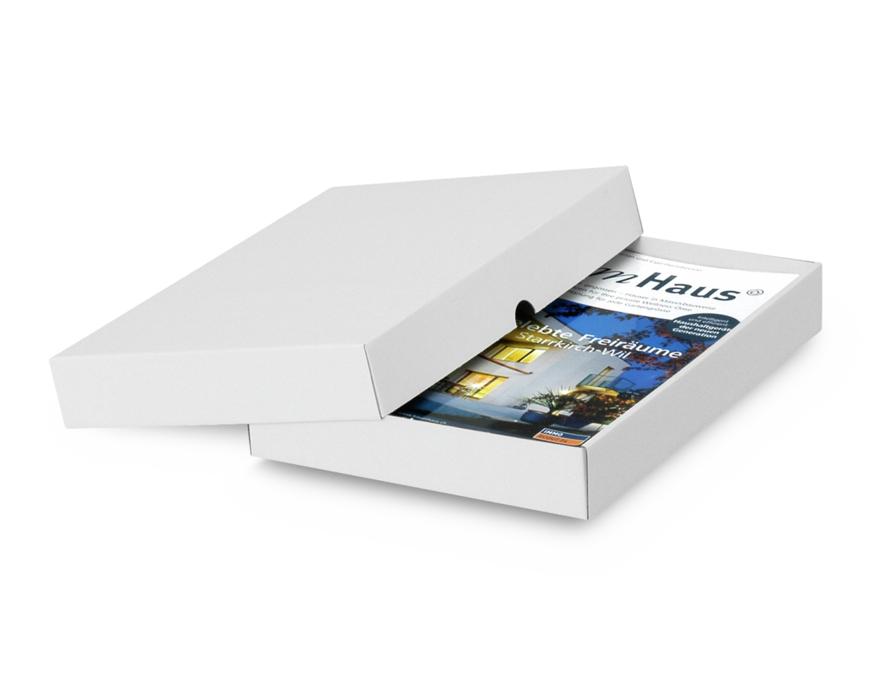 p. ex. A4 pour magazines, documentations etc.