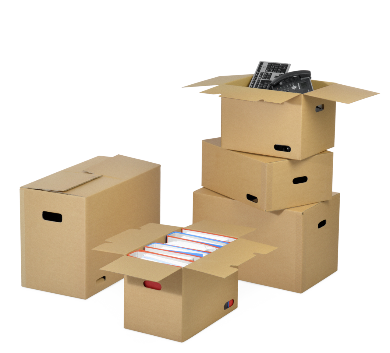 Carton déménagement Z-BOX à 1 et  2 cannelures