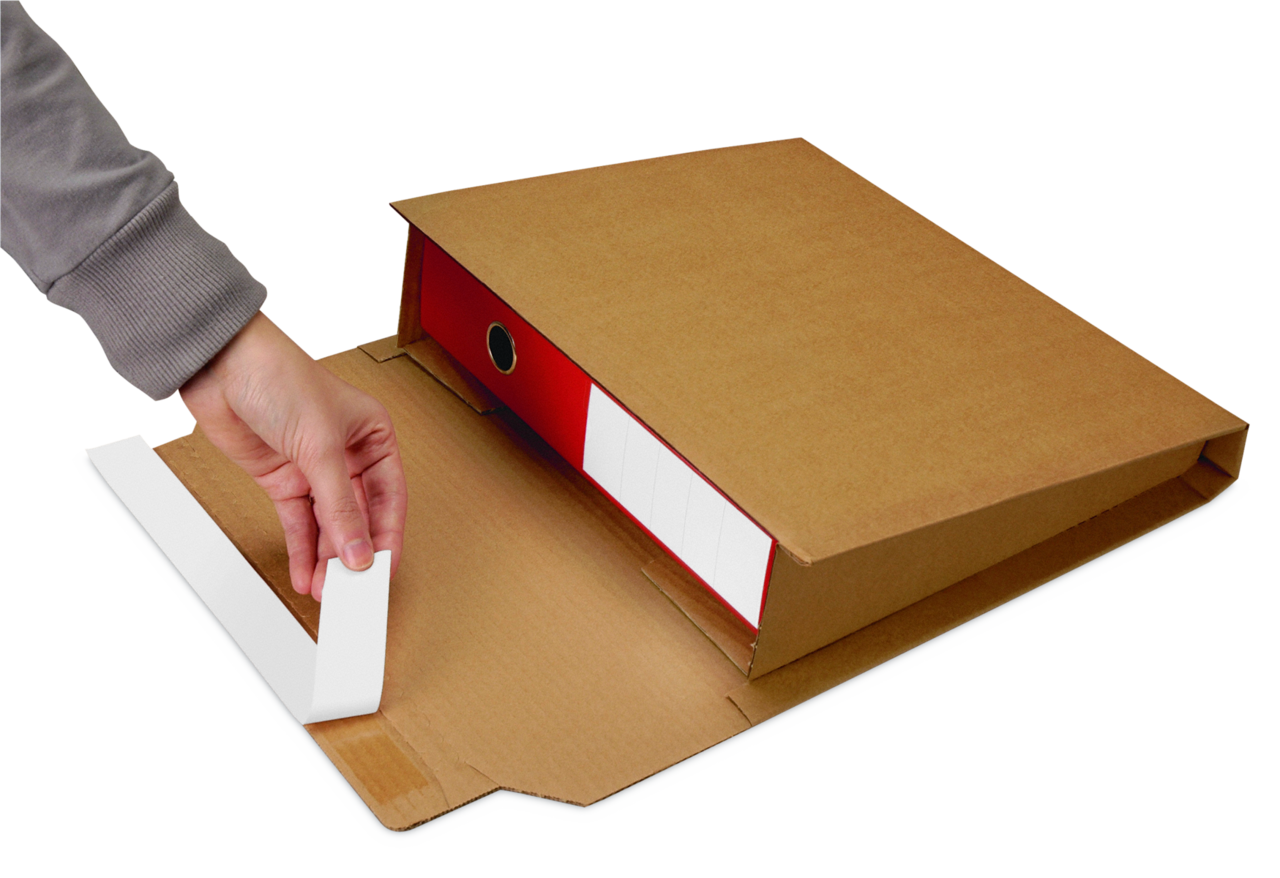 Retournez l’ORDNERPAC et retirez le papier de séparation.