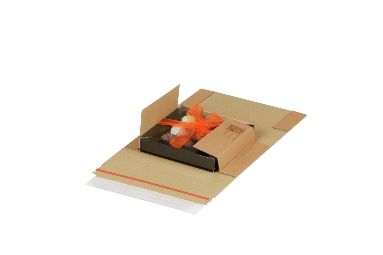 Emballage pour livres / étui croix en carton brun MECAWELL® STRONG