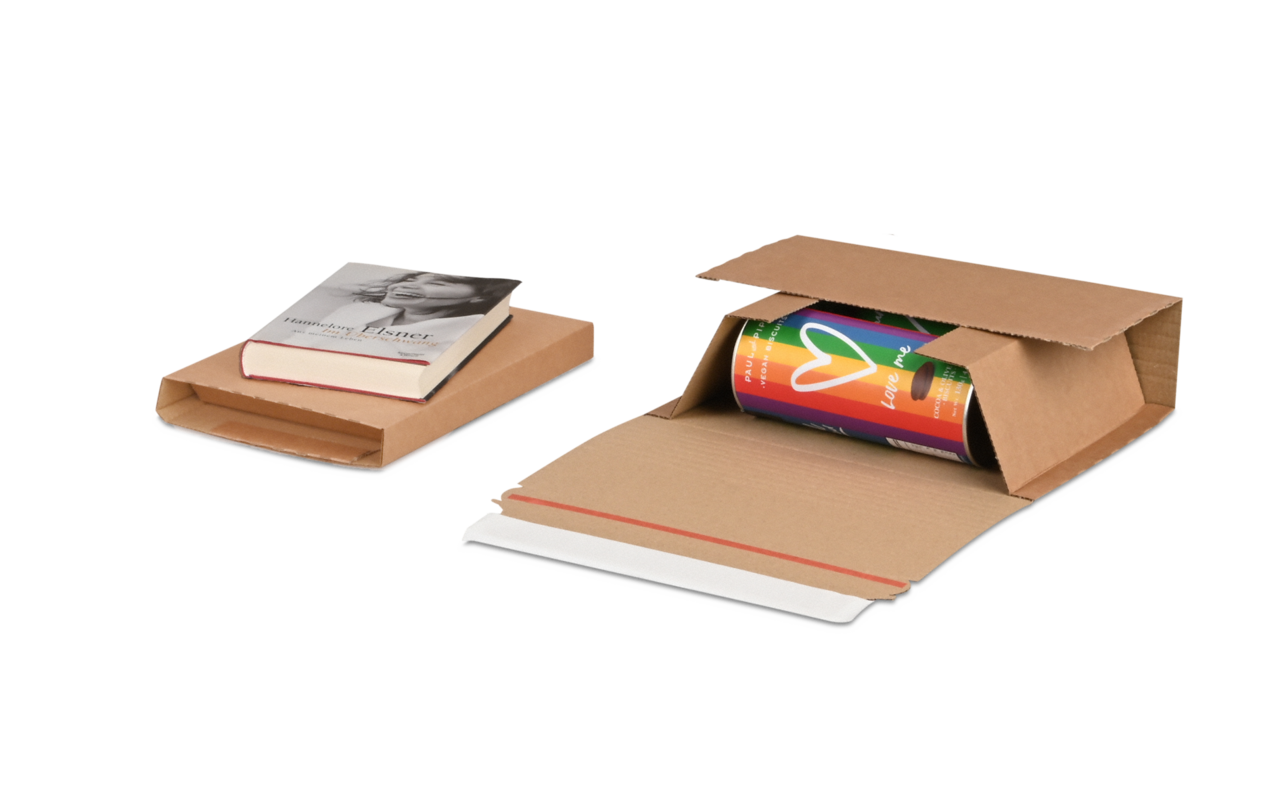 Emballage pour livres / étui croix en carton brun MECAWELL® STRONG